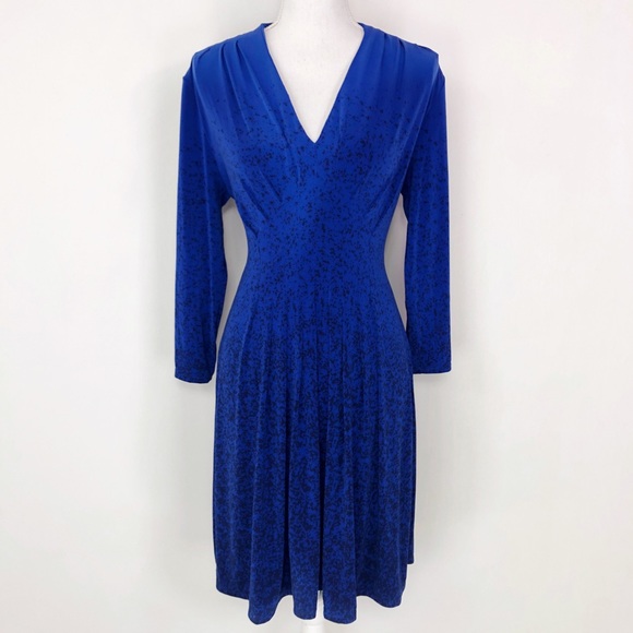 Catherine Malandrino Dresses & Skirts - Catherine Malandrino Blue Long Sleeve Dress